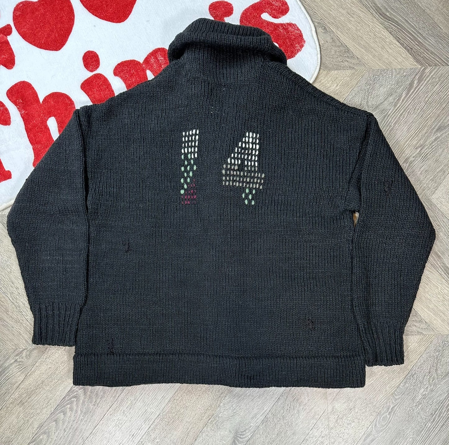 visvim cowinchan hand knit cardigan sweater