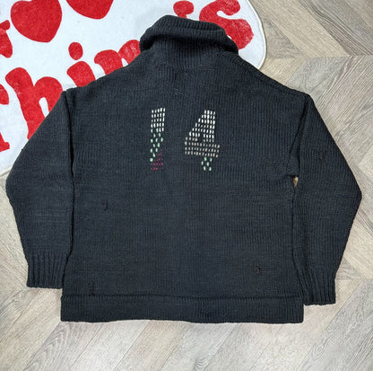 visvim cowinchan hand knit cardigan sweater