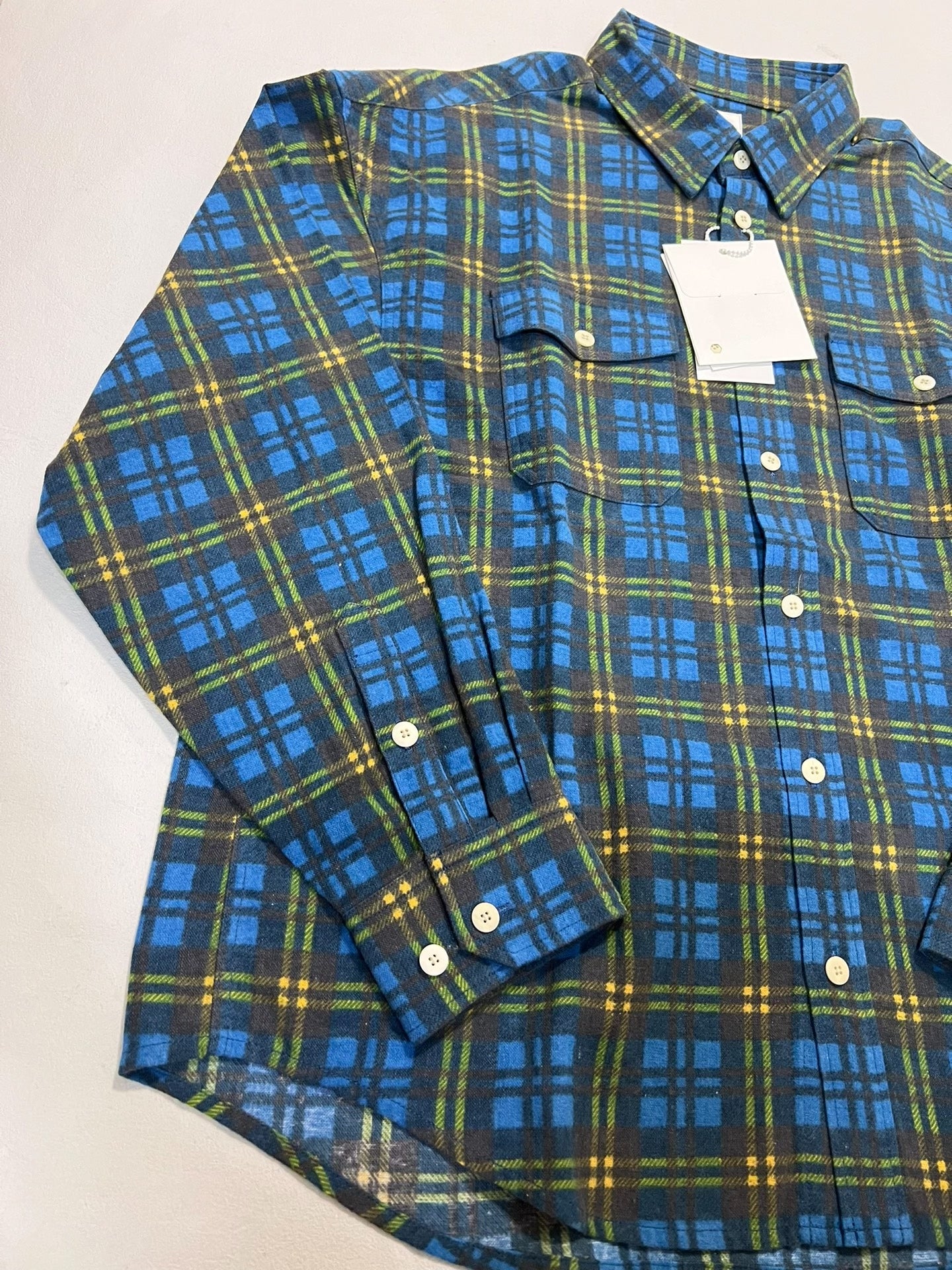 VISVIM 23SS PIONEER KHADI CHECK L/S