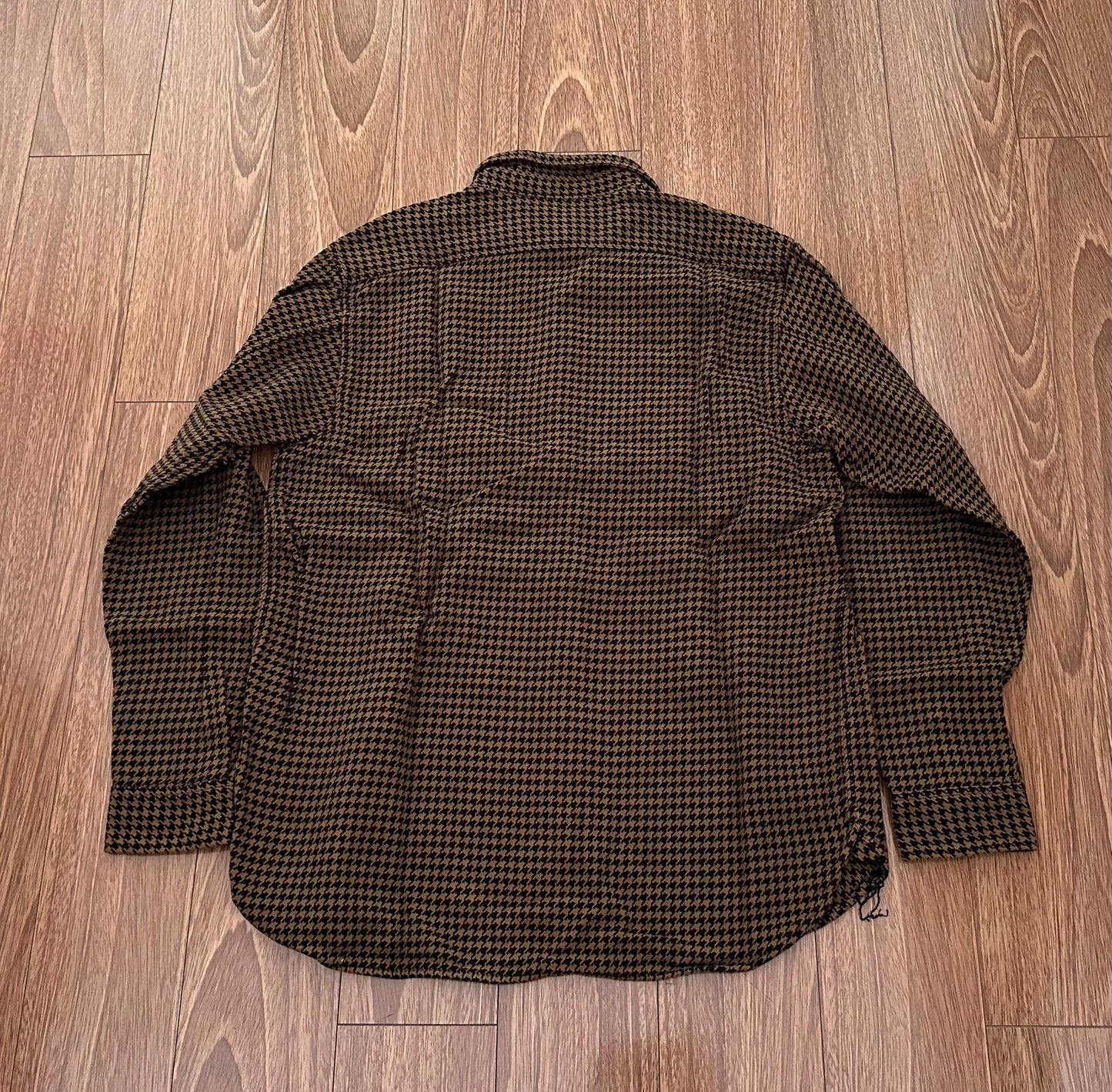 houndstooth flannel shirt by the real mccoy