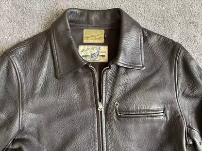 Joe McCoy 1930 Deerskin Leather Jacket