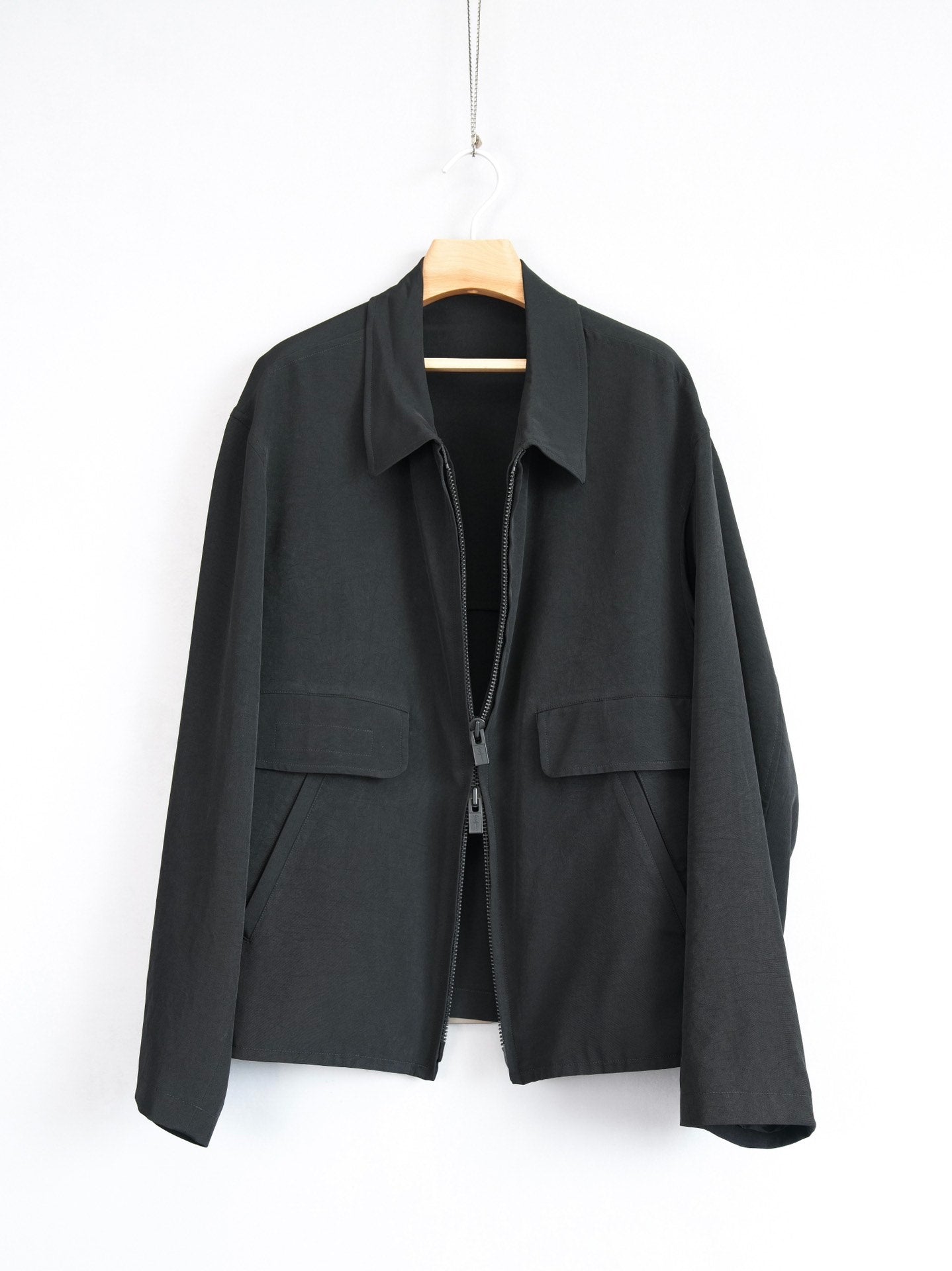 Yohji Yamamoto 24SS Zip Triacetate Jacket