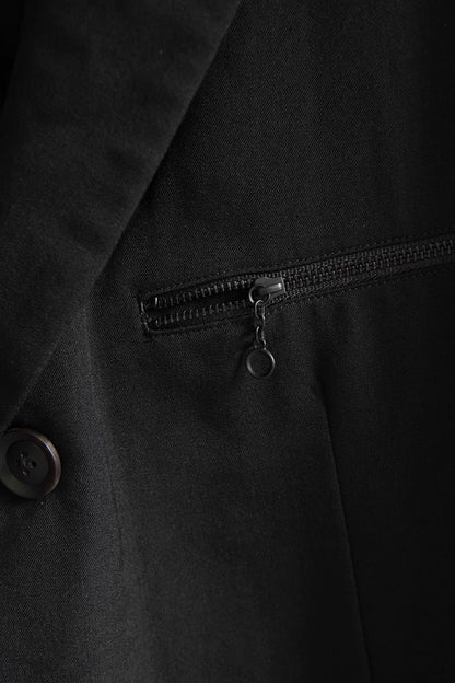 Yohji Yamamoto S/S 2022 Ring Zip Wool Coat