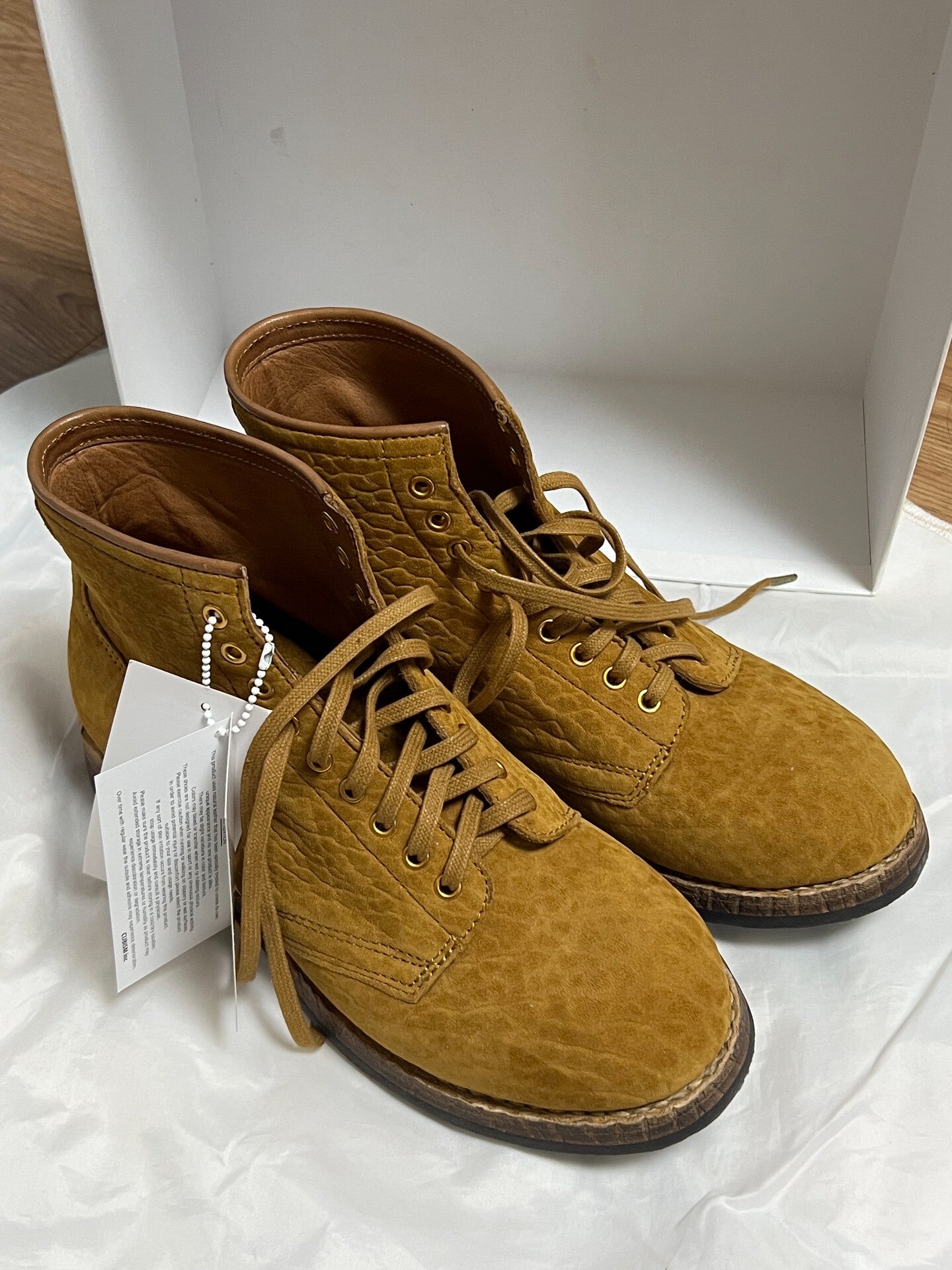VISVIM BRIGADIER MID-FOLK CAMEL