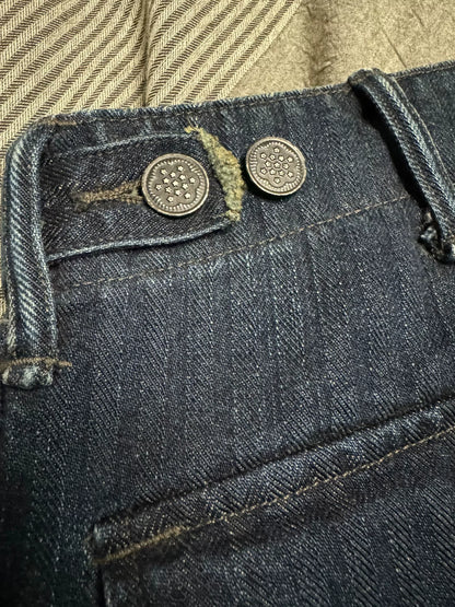 vintage blue-dyed work pants from RRL