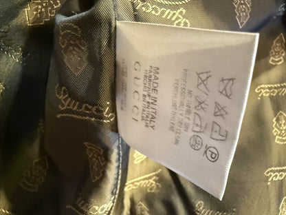 Gucci Military Jacket in Canvas Fabric