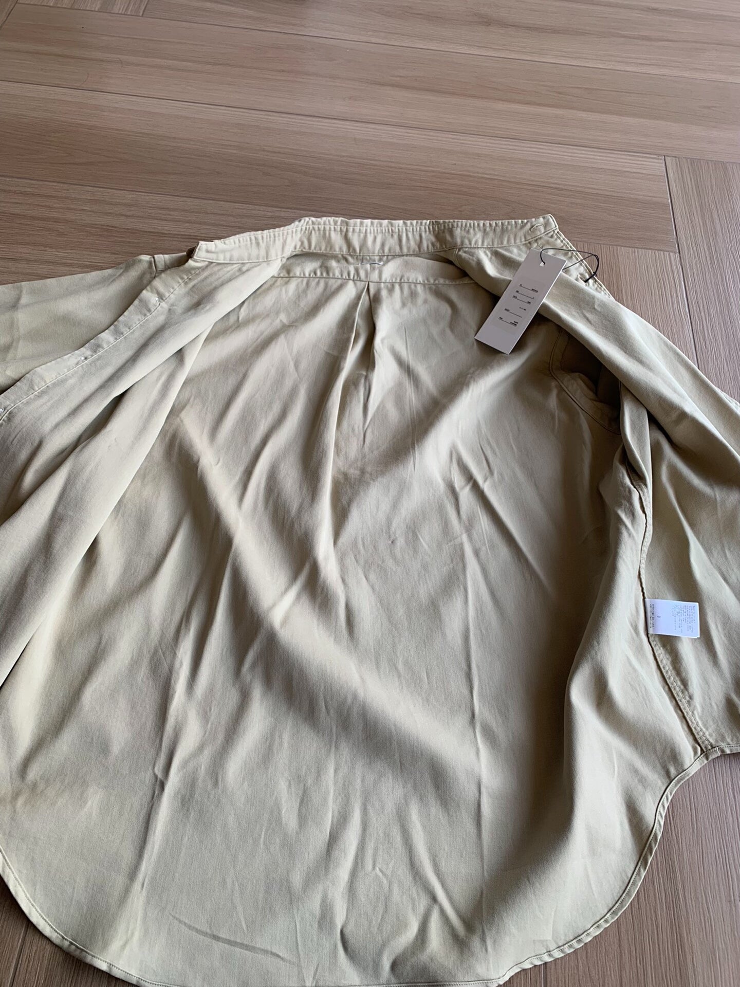 A.PRESSE Double Weave Twill Regular Collar Shirt