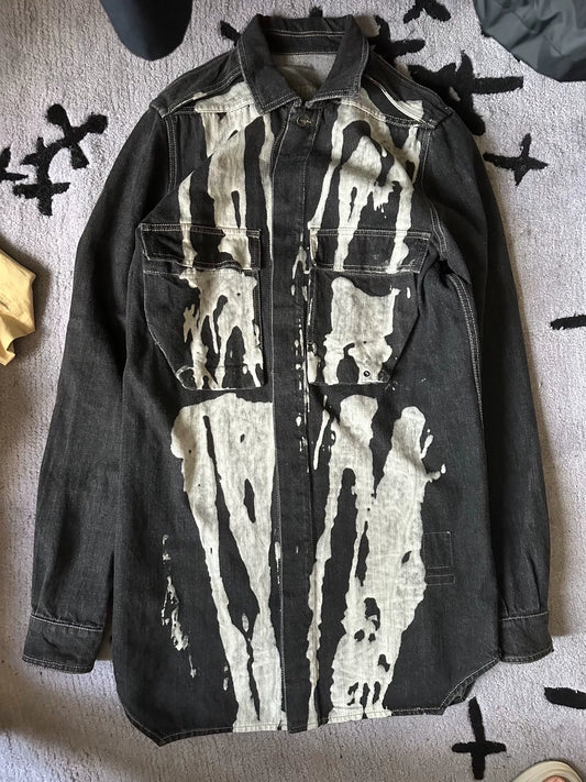 Rick Owens Vomit Denim Jacket