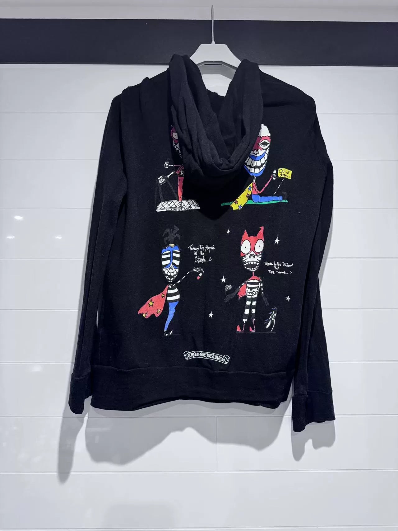 Chrome Hearts Matty Boy Silver Zip Hoodie