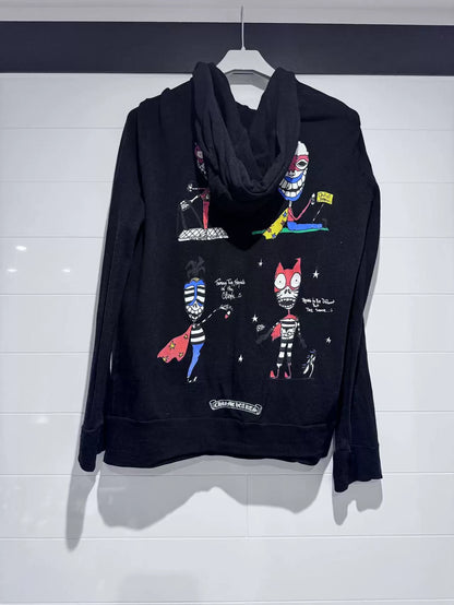 Chrome Hearts Matty Boy Silver Zip Hoodie