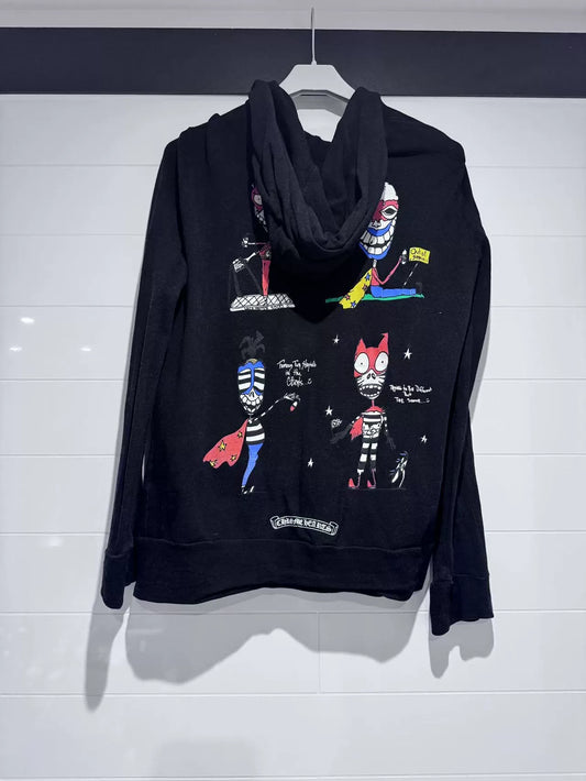 Chrome Hearts Matty Boy Silver Zip Hoodie