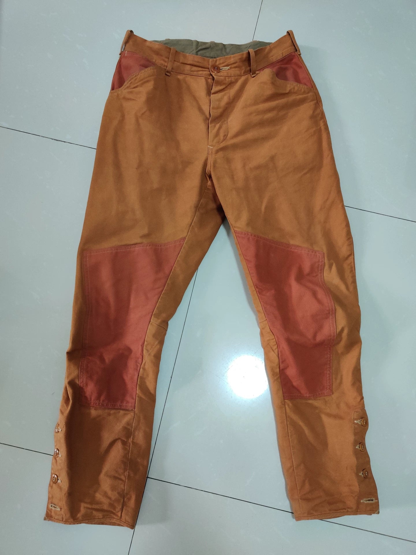 Freewheelers Colorful Bootleg Trousers