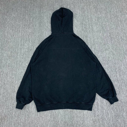 balenciaga black graphic hoodie for women