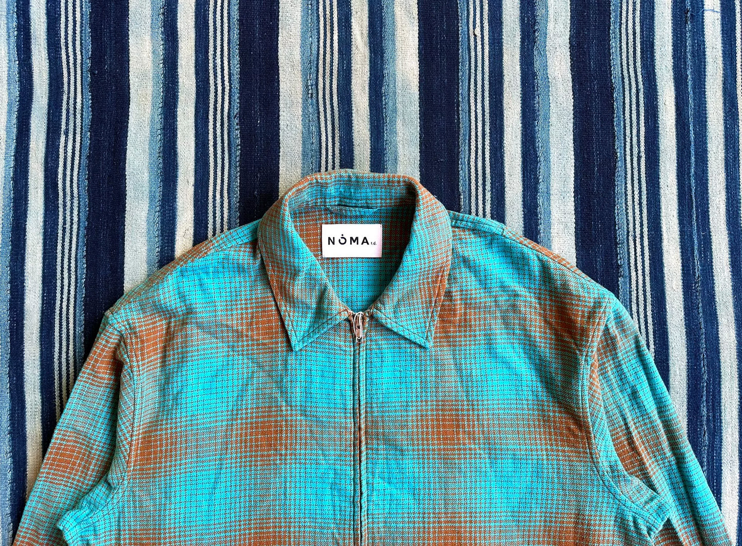 ombre plaid blouson jacket from noma t.d.