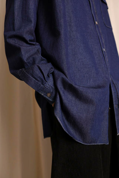 Y's for Men Denim Collar Shirt