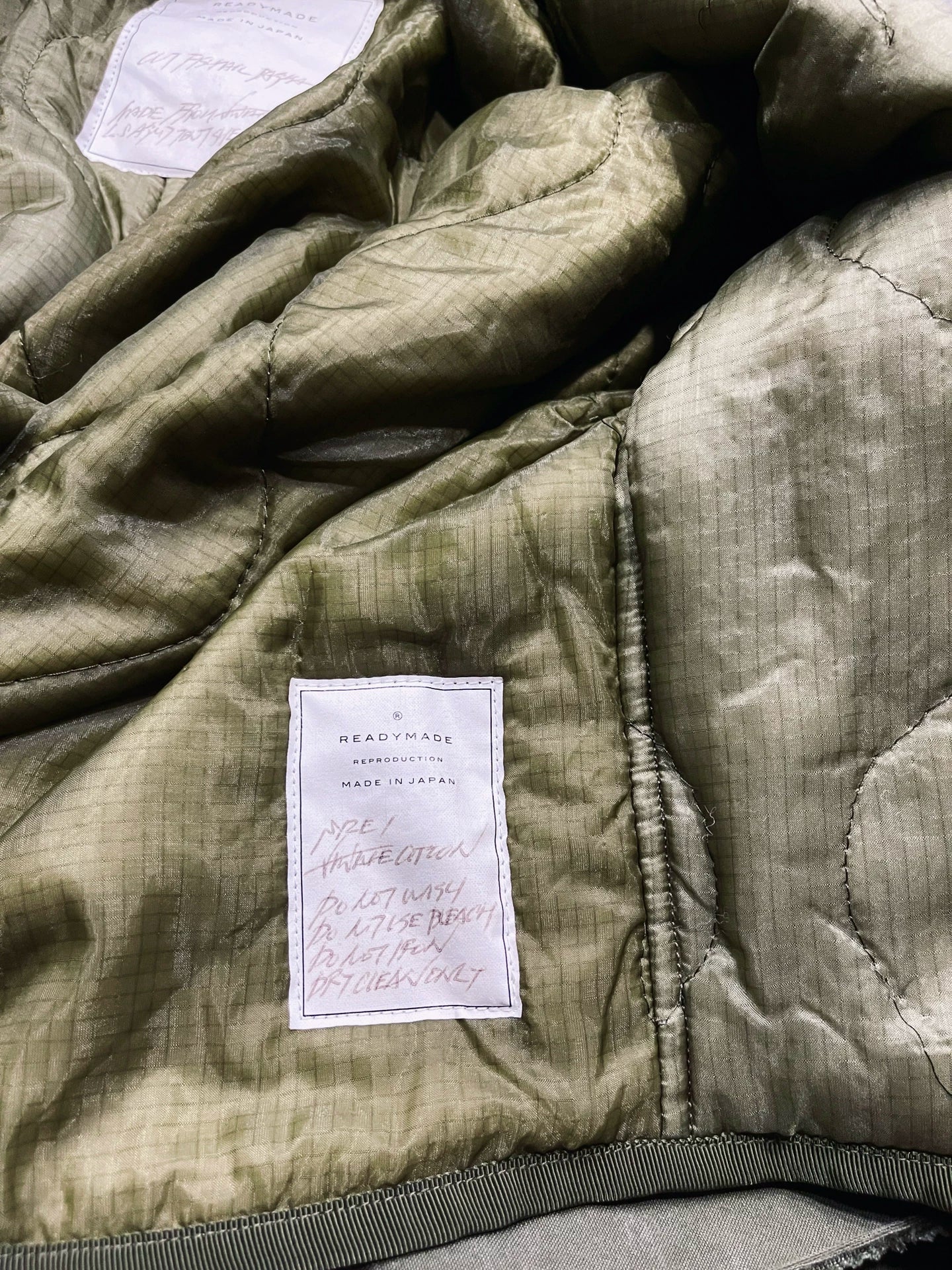 military fishtail parka jacket by readymade