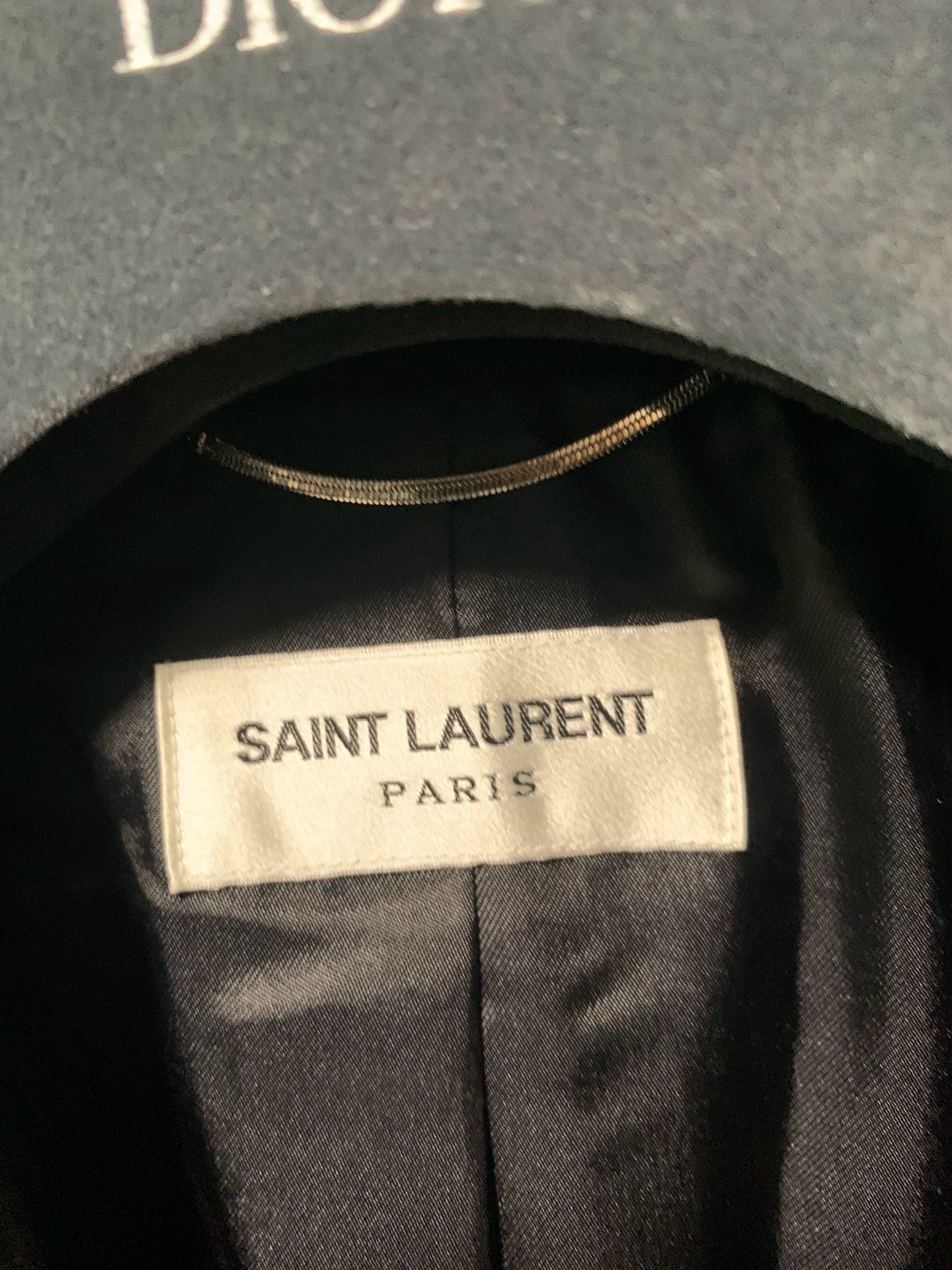 saint laurent suede blazer size 48