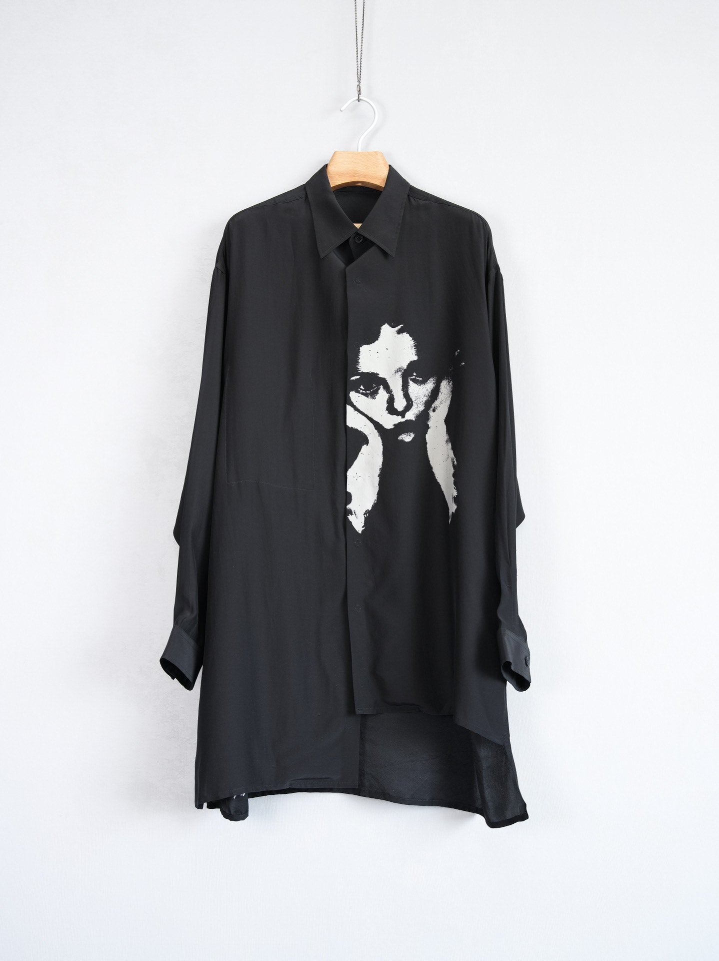 Yohji Yamamoto 21AW Chainmail Glove Silk Shirt