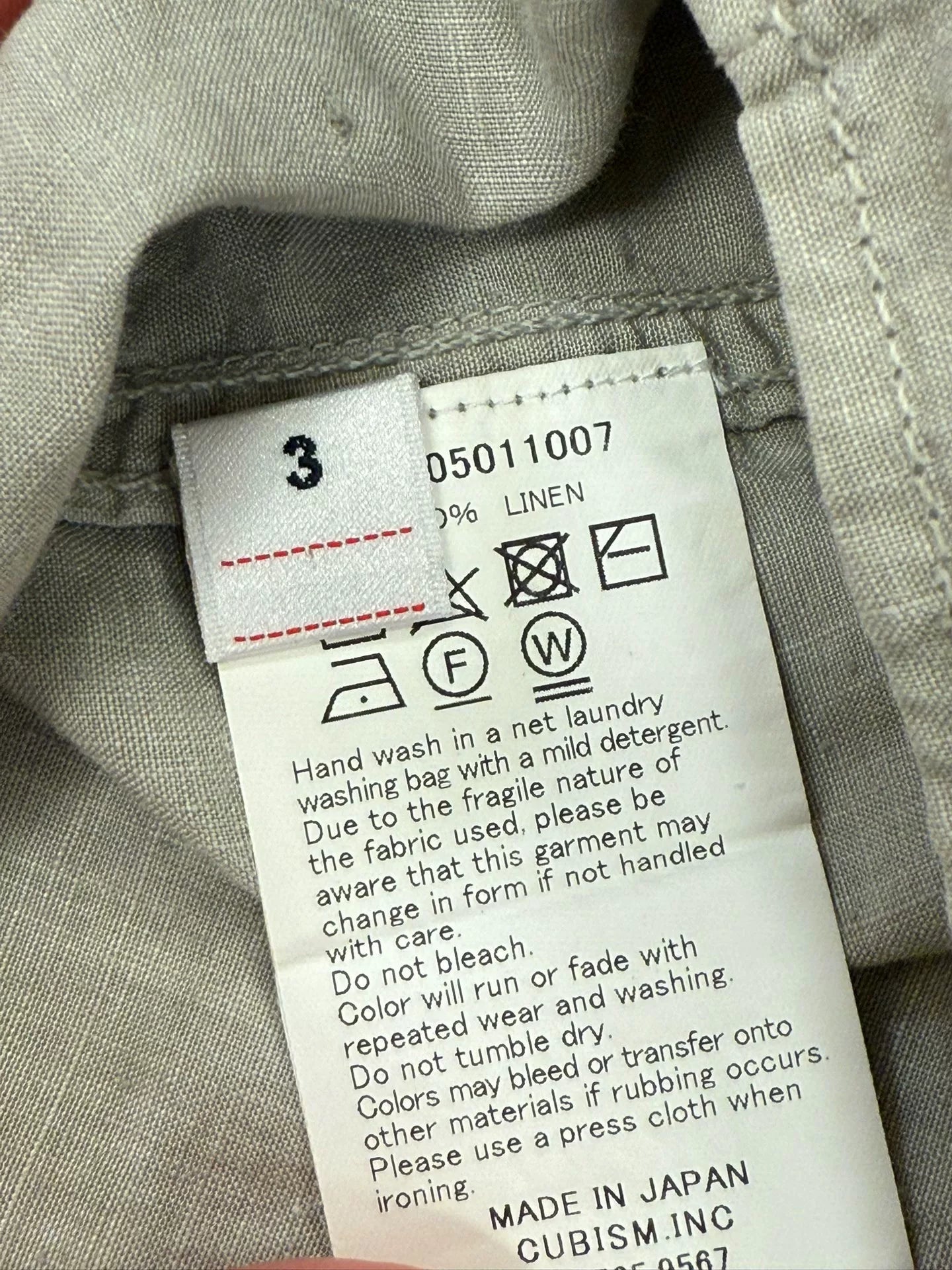 VISVIM 23SS PALMER L/S LINEN SHIRT