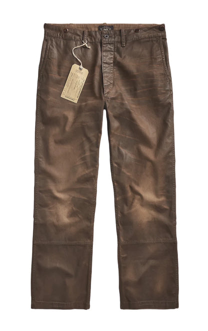RRL Oil Wax Military Long Pants Denim Jeans
