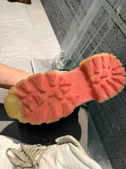 Rick Owens Basketball Sneakers with Rainbow Sole