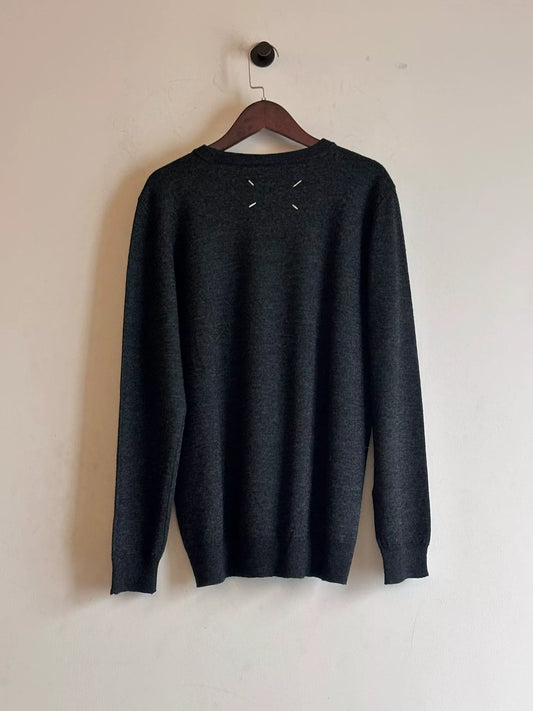 maison martin margiela 1999 black knit sweater
