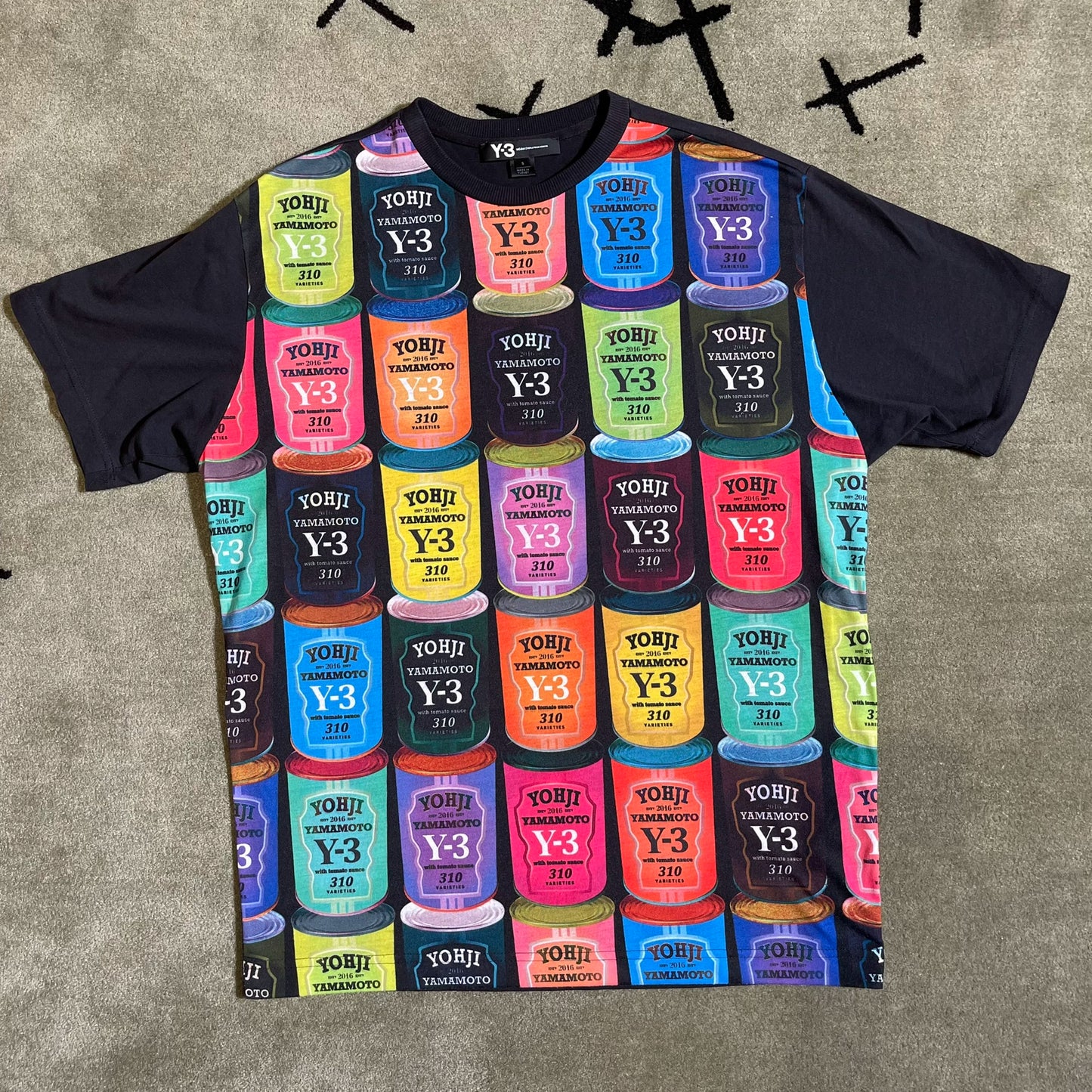y-3 colorful short sleeve t-shirt