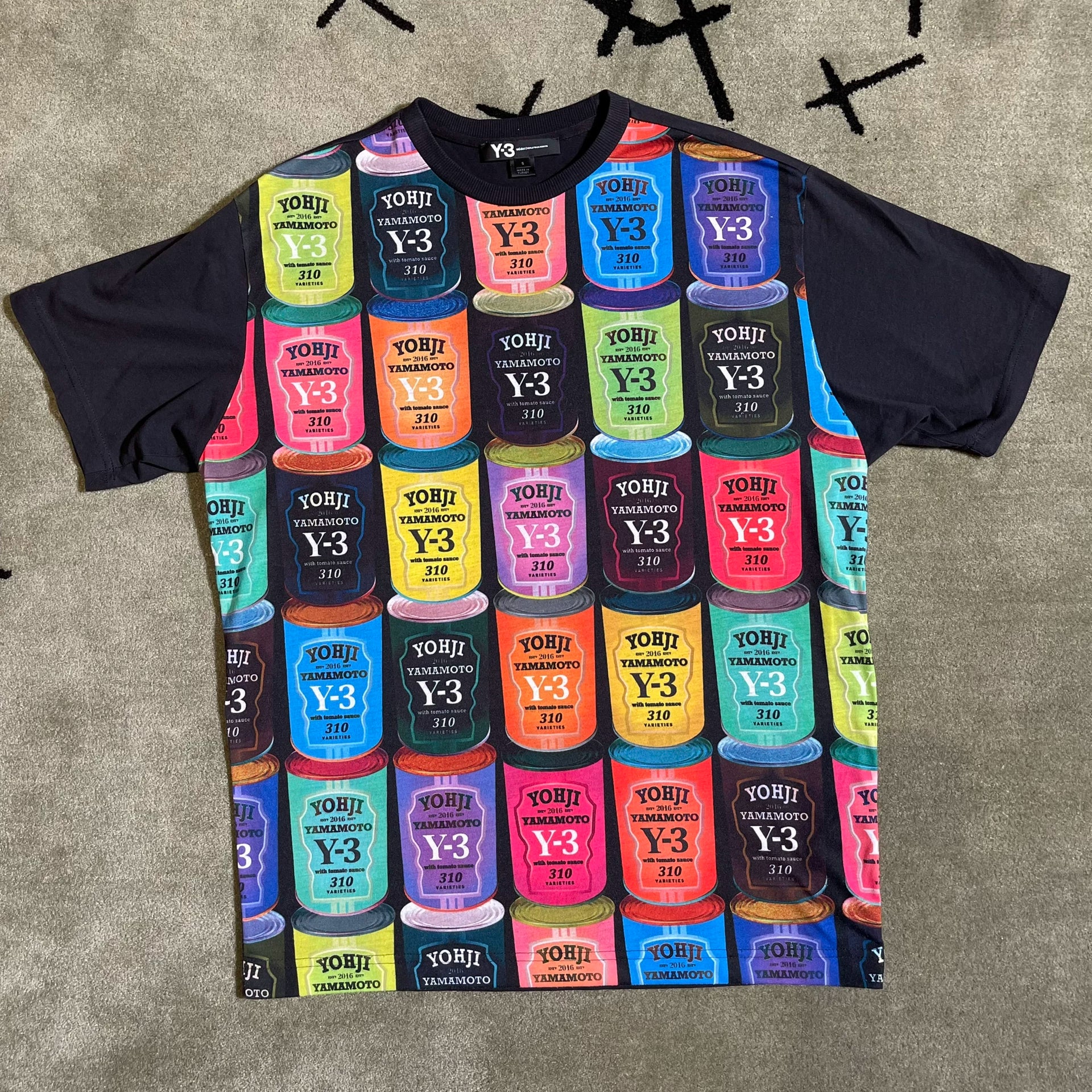 y-3 colorful short sleeve t-shirt