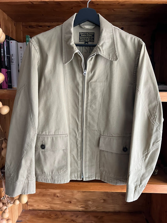real mccoy's type m-421a khaki flight jacket