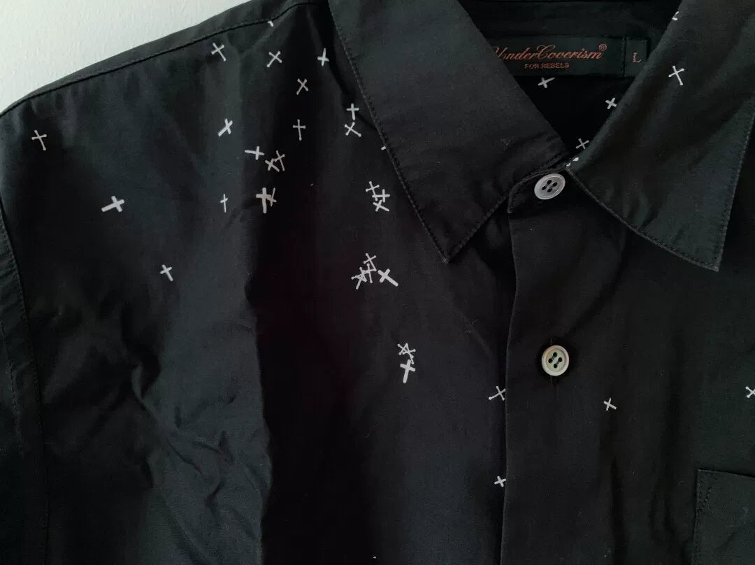 Undercover All-Over Cross Print Shirt