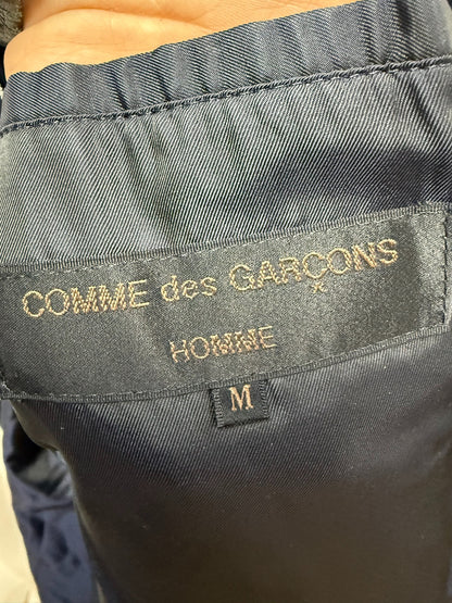 Comme des Garçons Homme 1991AW Leather Collar Wool Coat