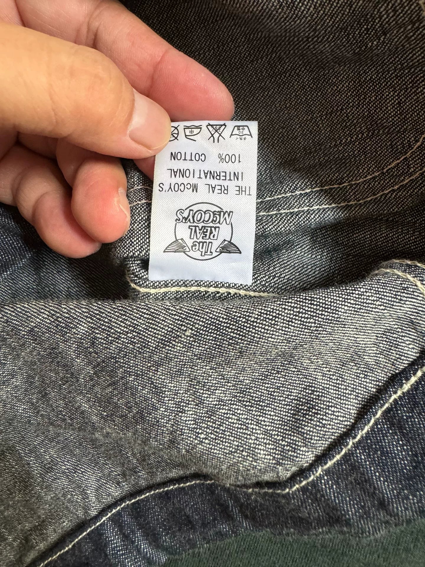 Real McCoy's USN Denim Deck Jacket