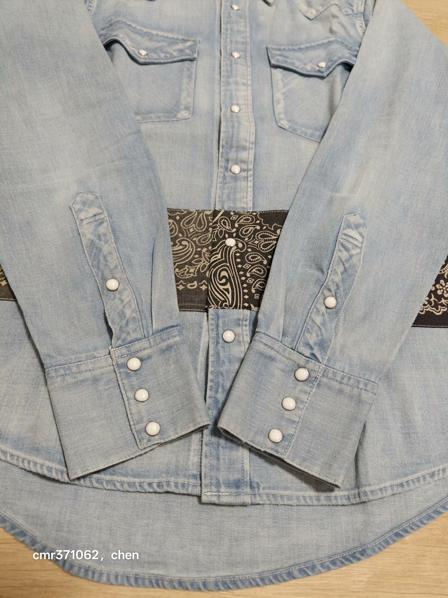 visvim 18SS Bandana Denim Shirt