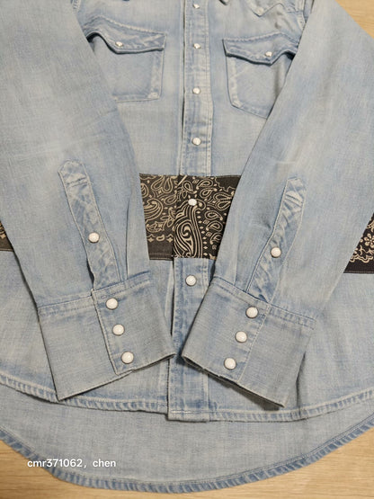 visvim 18SS Bandana Denim Shirt