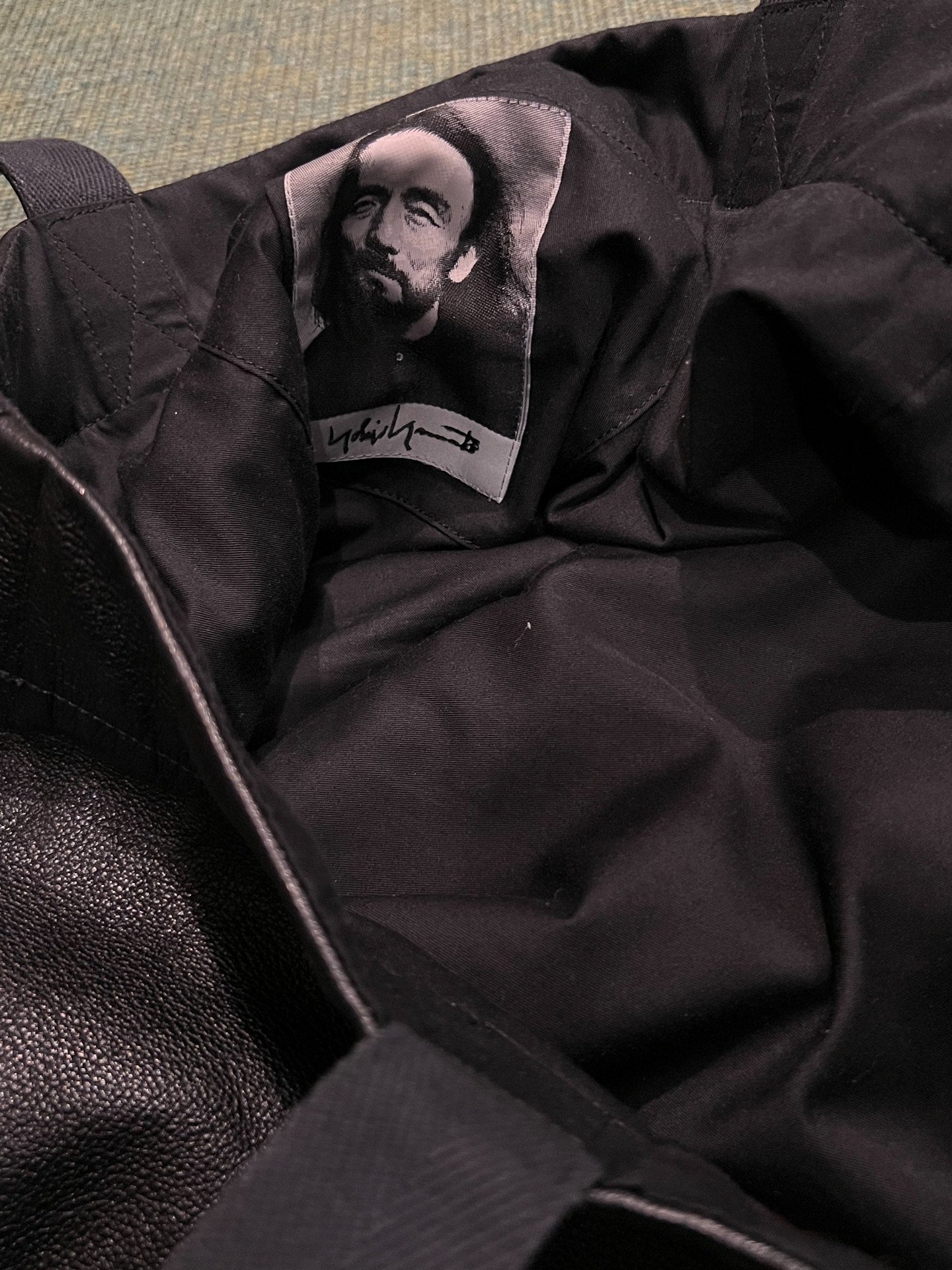Yohji Yamamoto Leather Tote Bag