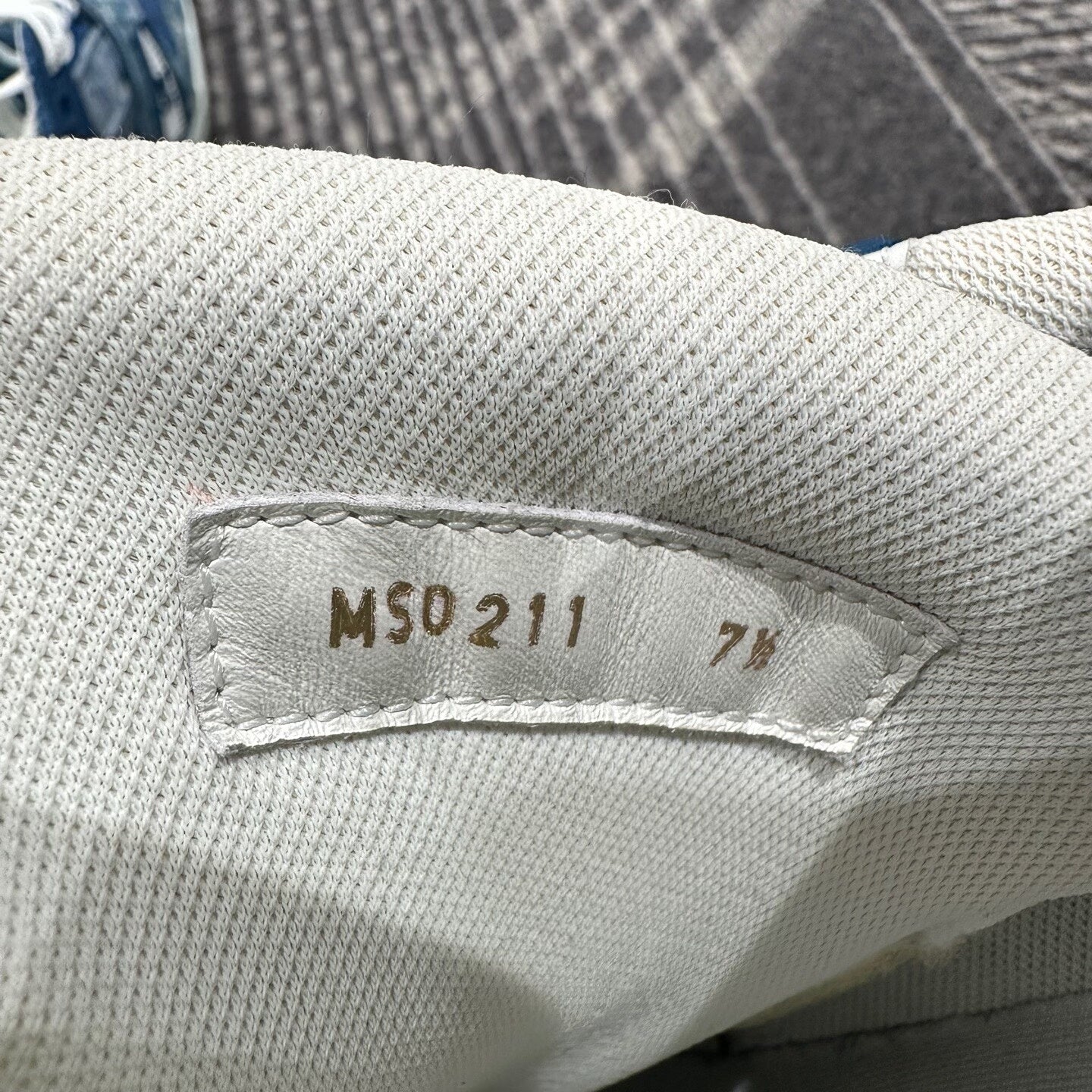 Louis Vuitton Blue Denim Trainer Sneakers