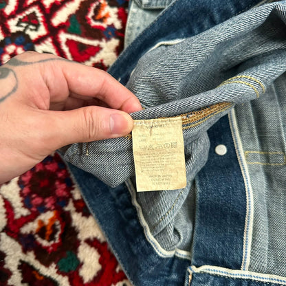 visvim snake skin denim jacket