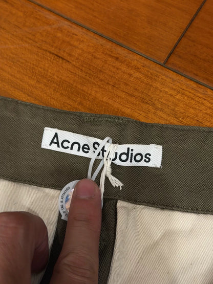 Acne Studios Green Utility Pants