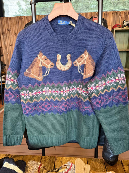 Polo Ralph Lauren Knight Horse Head Sweater