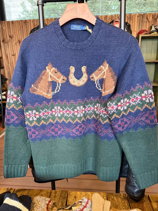 Polo Ralph Lauren Knight Horse Head Sweater