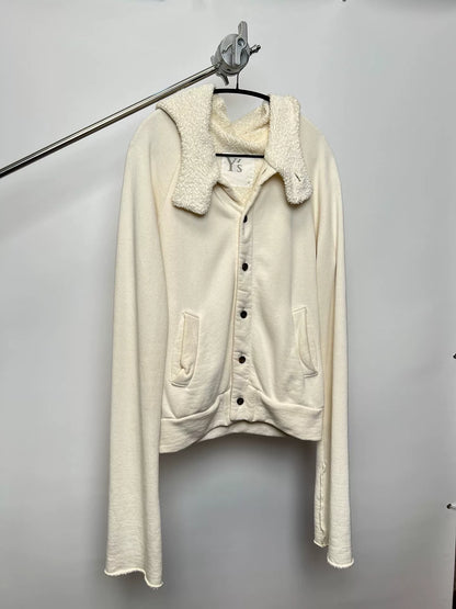 Yohji Yamamoto Long Sleeve Fleece Hoodie