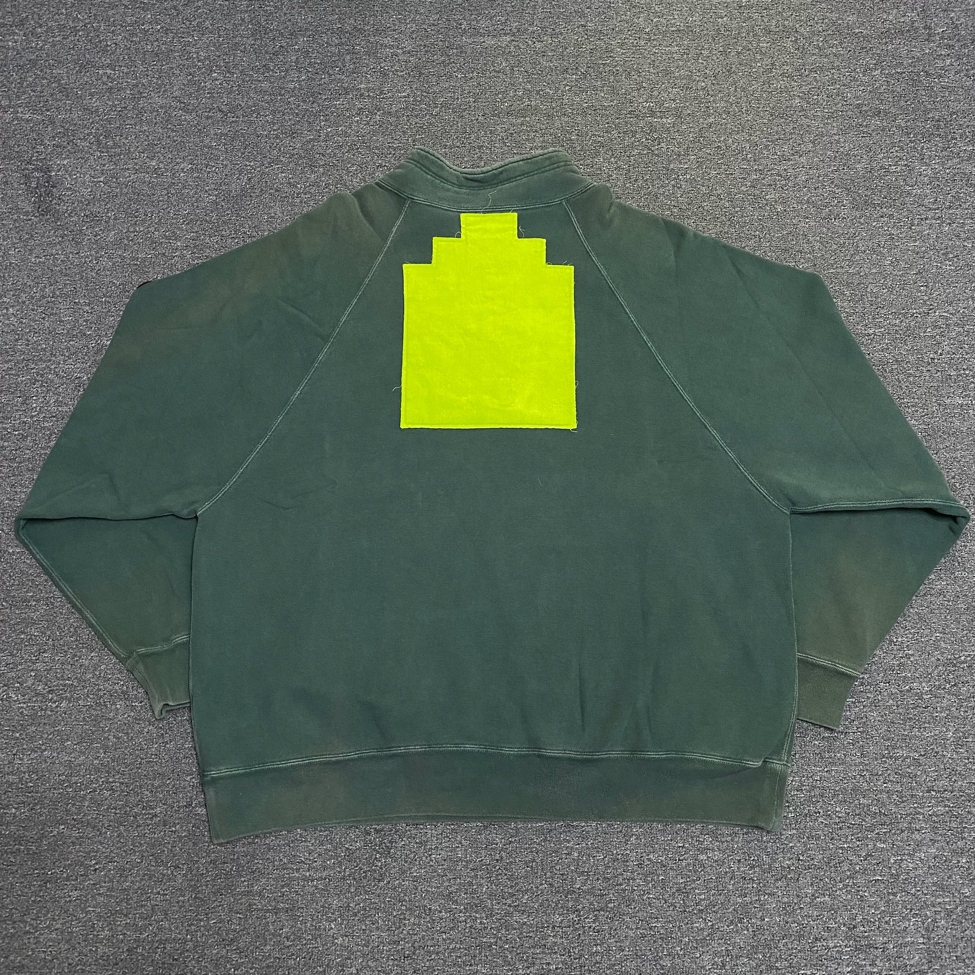 CAVEMPT Half-Zip Washed Sweatshirt Jacket