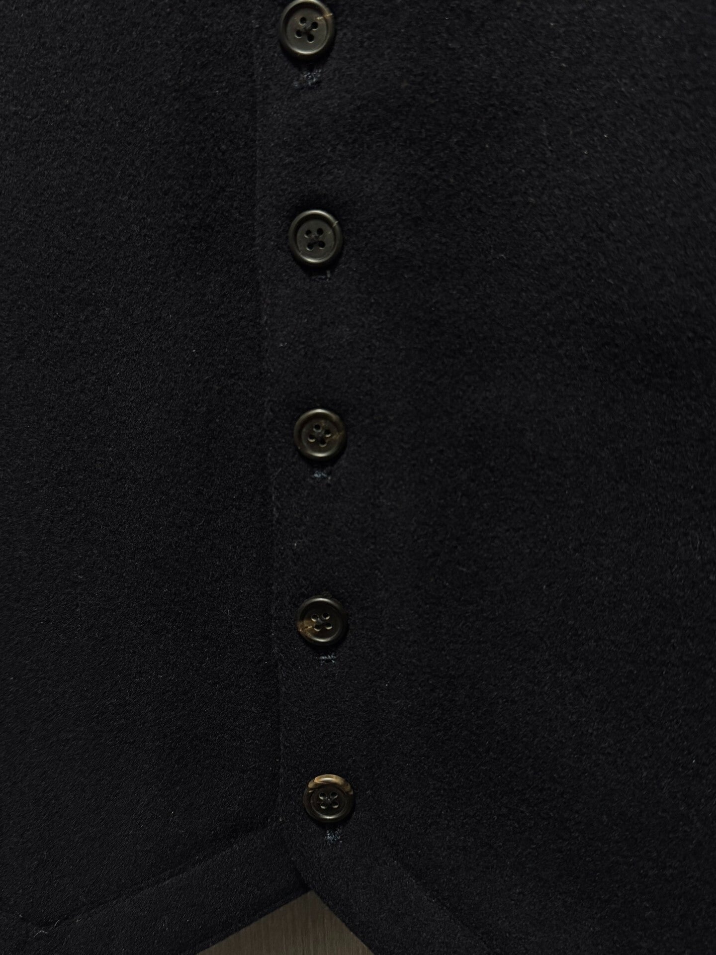 Yohji Yamamoto Wool Check Vest