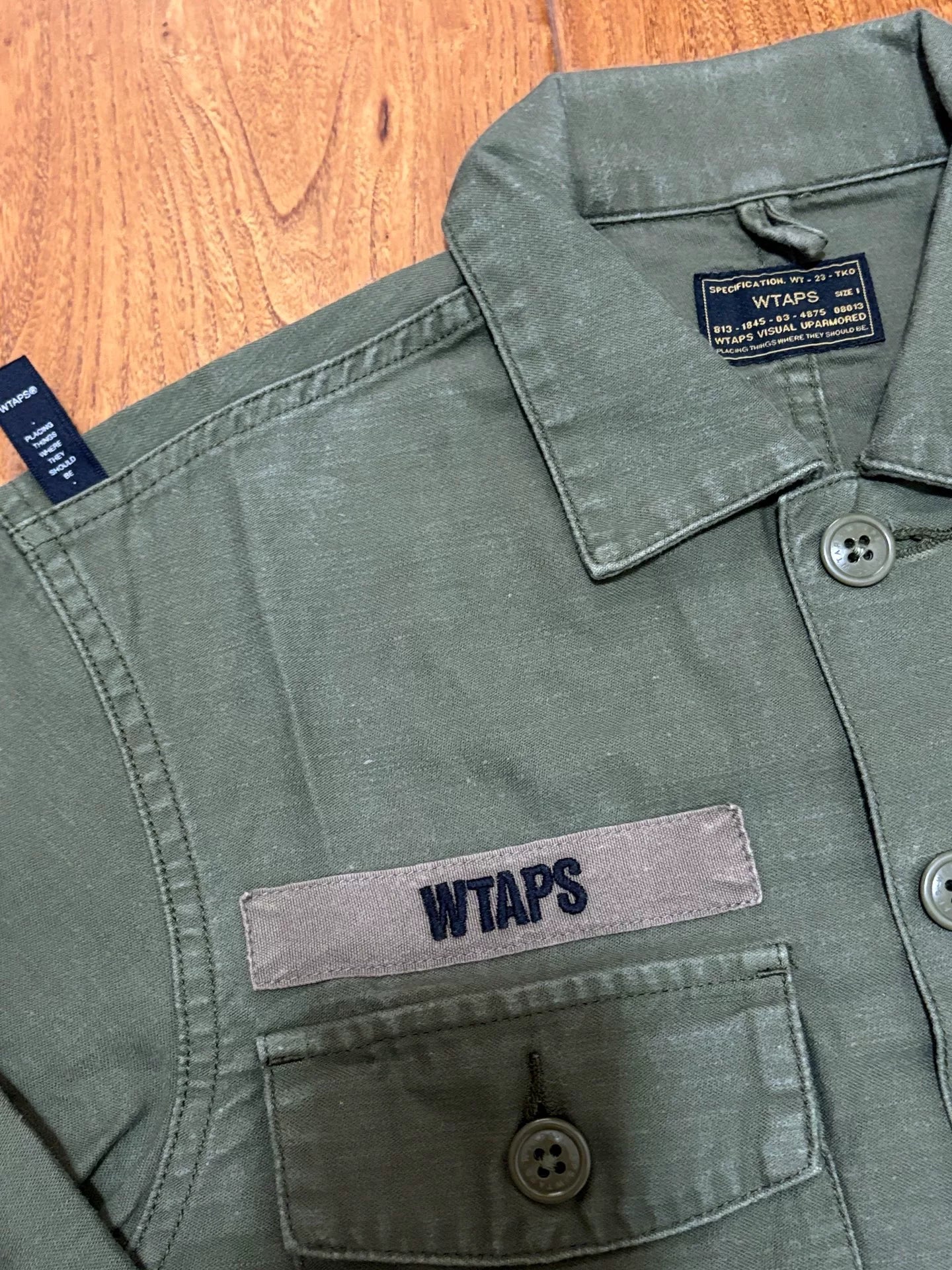 WTAPS BUDS 17SS Military Utility Shirt
