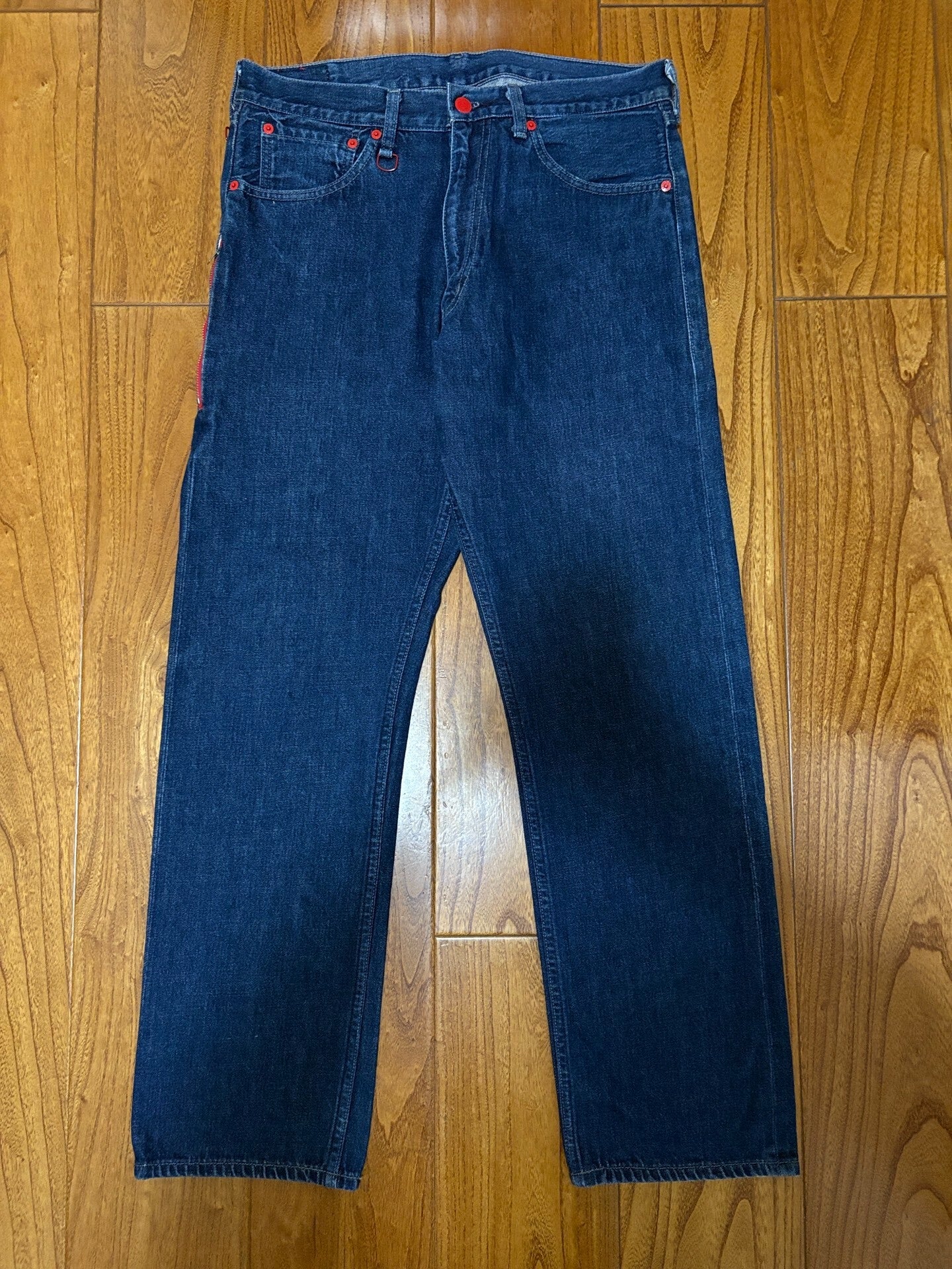 Levi's Fenom Red Flash Unwashed Jeans
