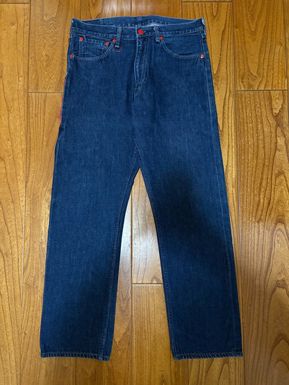 Levi's Fenom Red Flash Unwashed Jeans