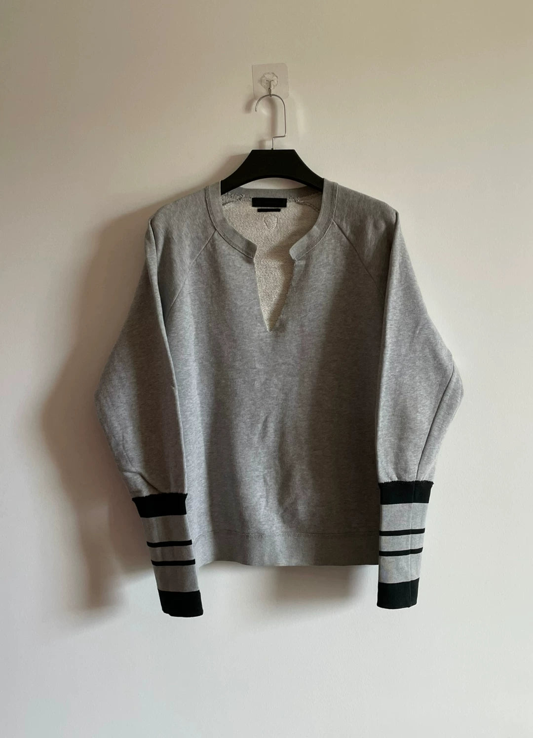 alexander mcqueen early collection collar sweatshirt