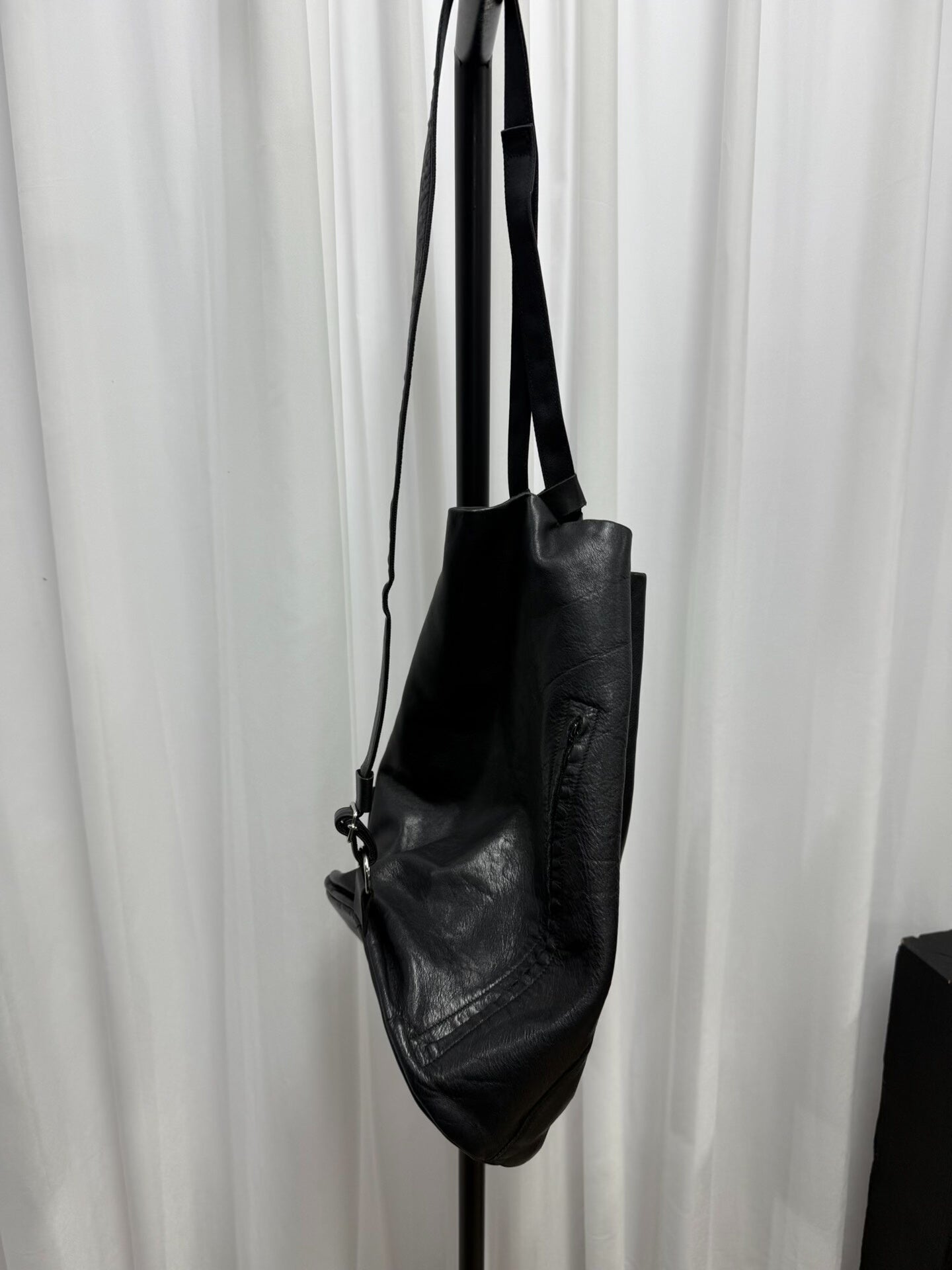 Yohji Yamamoto Y's Leather Bucket Bag