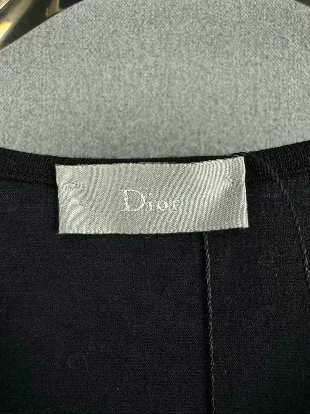dior irregular short sleeve shirt size S