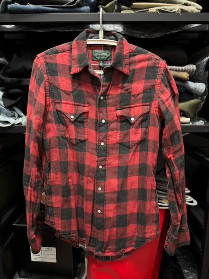 red plaid western shirt by Polo RRL